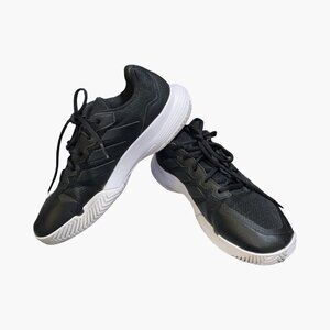 Sz.9.5*Adidas Gamecourt 2.0 Womens Black Tennis Shoes Sneakers